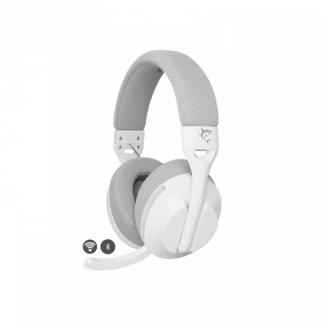 White Shark HEADSET WGH-2441 FALCON White/Grey - Wireless
