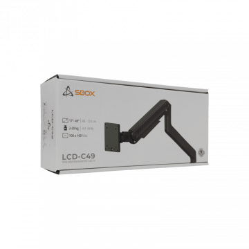 SBOX Stalak Desktop LCD-C49 (17-49''/20kg/100x100)