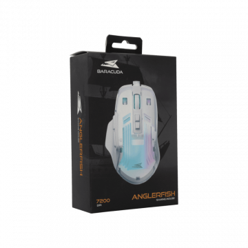 Baracuda MIŠ BGM-062 ANGLERFISH - Bijeli
