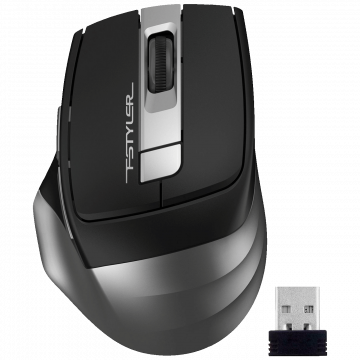 A4Tech Bežični miš, 2000 dpi, USB nano prijemnik - A4-FG35 GREY Fstyler