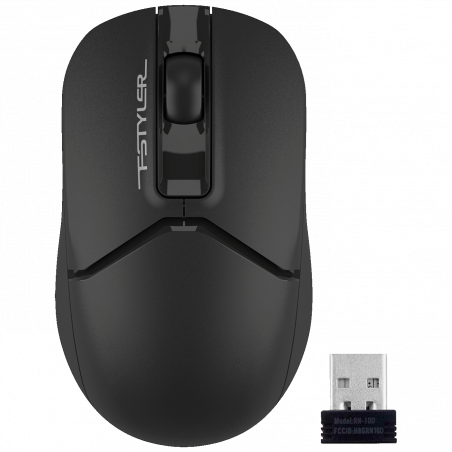 A4Tech Bežični miš, 1200 dpi, USB nano prijemnik - A4-FG12 BLACK Fstyler