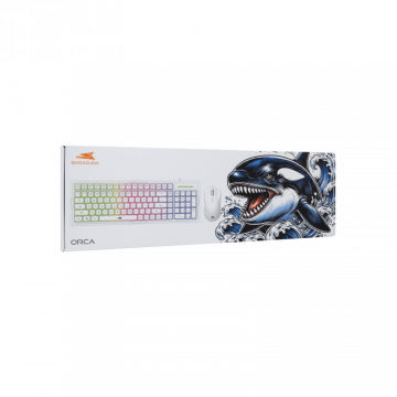 Baracuda TASTATURA+MIŠ BGC-012 ORCA Bijela - Combo