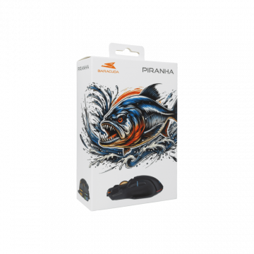 Baracuda MIŠ BGM-071 PIRANHA CRNI / 7200 dpi