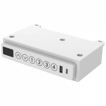 Activejet Radni stol sa el. podešavanjem visine,USB punjenje,140x70cm - ET119WC 140 BI
