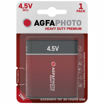 AgfaPhoto Baterija Zinc-Carbon, 4,5V blister pak. 1 komad - AF 3R12