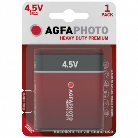 AgfaPhoto Baterija Zinc-Carbon, 4,5V blister pak. 1 komad - AF 3R12