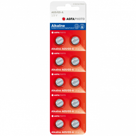 AgfaPhoto Baterija alkalna LR66/AG5, 1,5V dugmasta, blister 10 kom. - AF AG5
