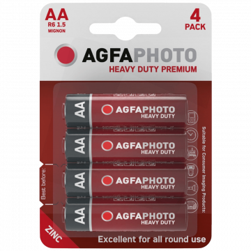 AgfaPhoto Zinc baterije, AA, 1.5 V, blister 4 kom. - AA B4