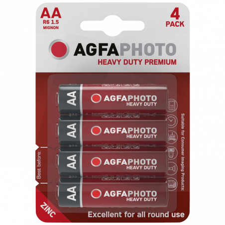 AgfaPhoto Zinc baterije, AA, 1.5 V, blister 4 kom. - AA B4