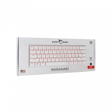 White Shark TASTATURA GK-006211 NAGAMAKI Bijela-Mehanička/ US - RED SW.