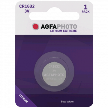 AgfaPhoto Baterija litijska, CR1632, 3V, dugmasta, blister 1 kom. - CR1632 B1