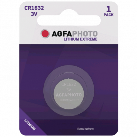 AgfaPhoto Baterija litijska, CR1632, 3V, dugmasta, blister 1 kom. - CR1632 B1