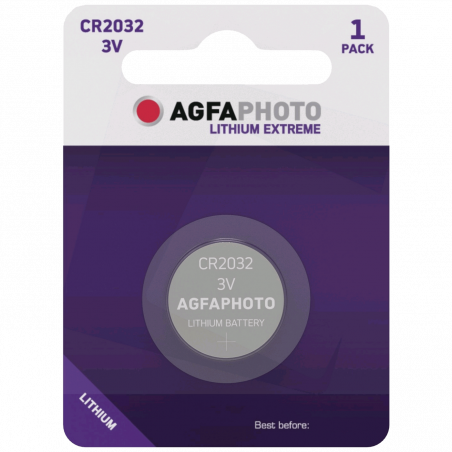 AgfaPhoto Baterija litijska, CR2032, 3V, dugmasta, blister 1 kom. - CR2032 B1