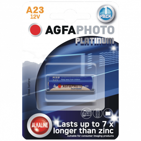 AgfaPhoto Baterija alkalna, za alarm, 12V, blister pak. 1 kom. - A23 LR23A B1