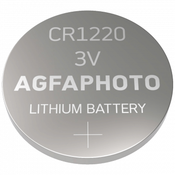 AgfaPhoto Baterija litijska CR1220, 3V dugmasta, blister pak. 1 kom. - APCR1220 B1