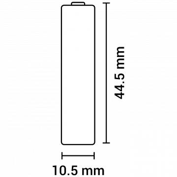 AgfaPhoto Baterija Zinc-Carbon, AAA, 1.5 V, blister 10 kom. - AAA SHRINK S2x5