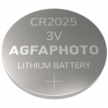 AgfaPhoto Baterija litijska, CR2025, 3V, dugmasta, blister 1 kom - CR2025 B1
