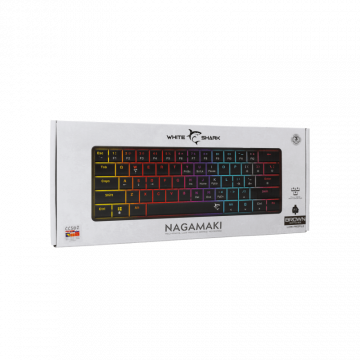 White Shark TASTATURA GK-006132 NAGAMAKI Crna-Mehanicka/ HR - BROWN SW.