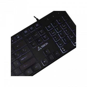 SBOX TASTATURA K-22 CRNA / HR