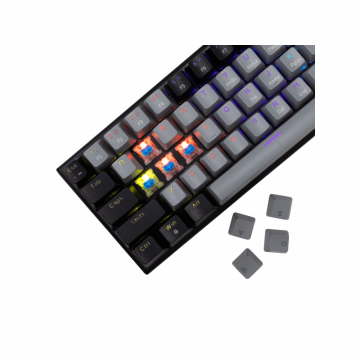 White Shark TASTATURA GK-002721V2 WAKIZASHI-2 / Sivo-crna US-BLUE.SW
