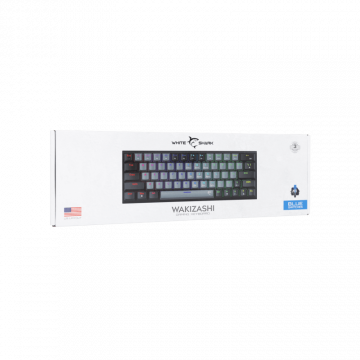 White Shark TASTATURA GK-002721V2 WAKIZASHI-2 / Sivo-crna US-BLUE.SW