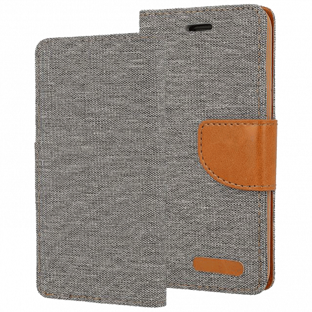 AMA Europe Futrola za mobiltel Samsung J3 2017, siva - Canvas Case Galaxy J3 gray