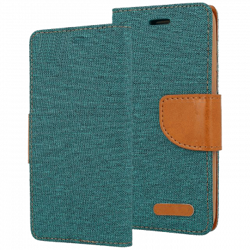 AMA Europe Futrola za mobiltel Samsung J7 2017, tamno zelena - Canvas Case Galaxy J7 dark green