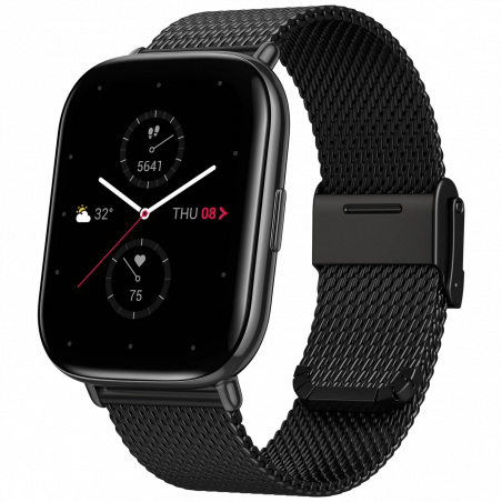 Amazfit SAT pametni, 1.65" AMOLED, vodootporan 5ATM, BT - Zepp E (square) Metallic Black S.E