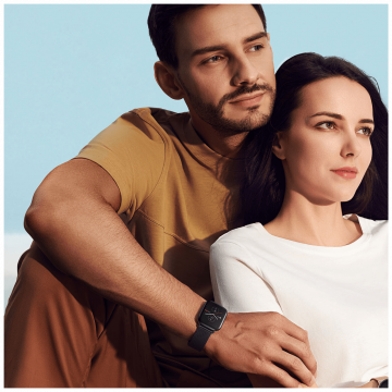 Amazfit SAT pametni, 1.65" AMOLED, vodootporan 5ATM, BT - Zepp E (square) Metallic Black S.E
