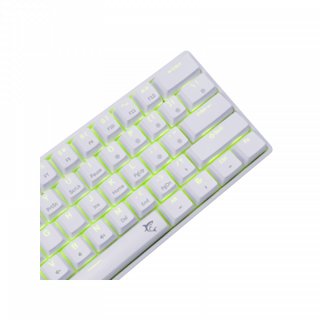 White Shark TASTATURA GK-004221 SHINOBI-2 Bijela - Mehanicka / US - BLUE SW.