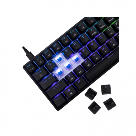 White Shark TASTATURA GK-004121 SHINOBI-2 Crna - Mehanicka / US - PLAVI.SW.