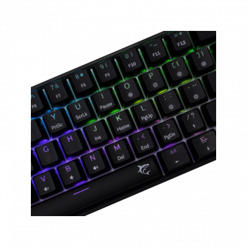 White Shark TASTATURA GK-004121 SHINOBI-2 Crna - Mehanicka / US - PLAVI.SW.