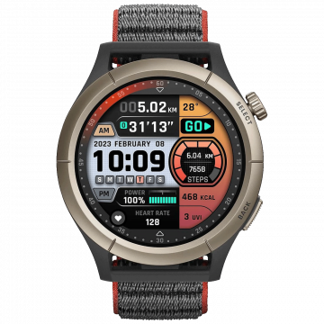 Amazfit Pametni sat, 1.45" AMOLED, vodootporan 5ATM, BT, GPS - Cheetah Pro Black