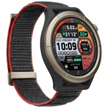 Amazfit Pametni sat, 1.45" AMOLED, vodootporan 5ATM, BT, GPS - Cheetah Pro Black