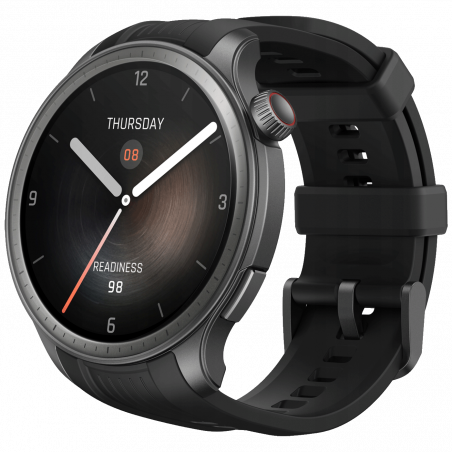 Amazfit Pametni sat, 1.5" AMOLED, vodootporan 5ATM, BT, WiFi, GPS - Balance Silicon - Midnight