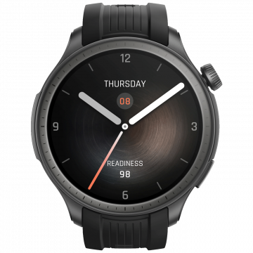Amazfit Pametni sat, 1.5" AMOLED, vodootporan 5ATM, BT, WiFi, GPS - Balance Silicon - Midnight
