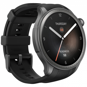 Amazfit Pametni sat, 1.5" AMOLED, vodootporan 5ATM, BT, WiFi, GPS - Balance Silicon - Midnight