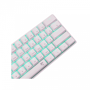 White Shark TASTATURA GK-004211 SHINOBI-2 Bijela - Mehanicka / US - RED SW.