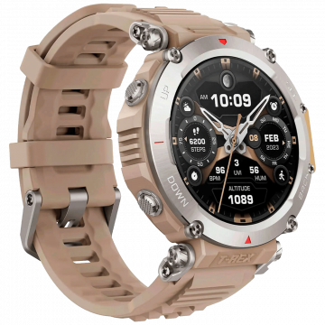 Amazfit Pametni sat, 1.39" AMOLED, vodootporan 10ATM, BT, WiFi, GPS - T-REX Ultra Sahara
