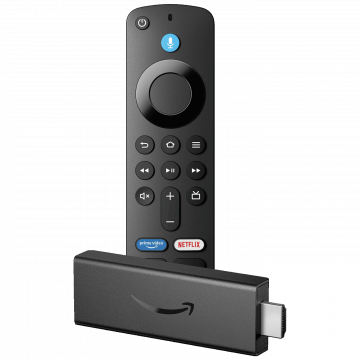 Amazon TV Stick, 4K, Media Player, 8 GB, WiFi6, Bluetooth - Fire TV Stick 4K Plus