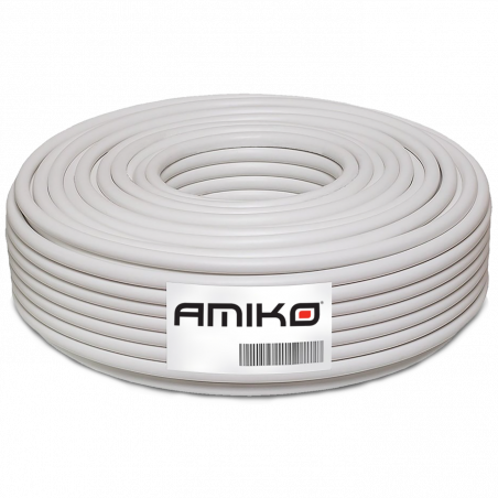 Amiko Koaksijalni kabl RG-6, BC, 100dB, 100 met. - RG6-BC/100db - 100m