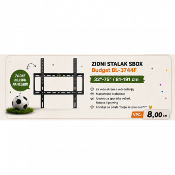SBOX STALAK Budget BL-3744F (32-75"/45kg/400x400)