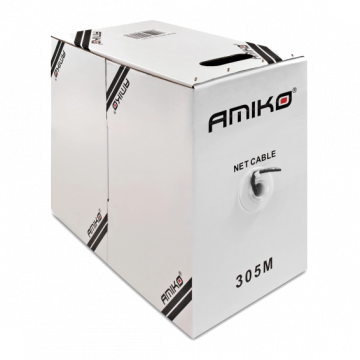 Amiko Mrežni UTP kabl, CAT5e, CCA, 305 met - CAT5e UTP CCA 305m