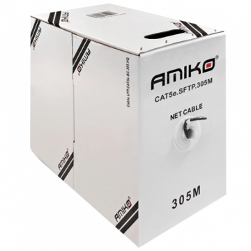 Amiko Mrežni FTP kabl, CAT5e, CCA, 305 met. - CAT5e FTP CCA 305m