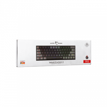 White Shark Tastatura GK-002112V2 WAKIZASHI-2 / Crno-siva HR-RED SW.