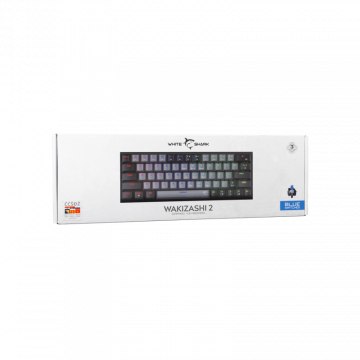 White Shark TASTATURA GK-002722V2 WAKIZASHI-2 / Sivo-crna HR-BLUE SW.