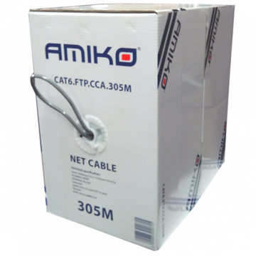 Amiko Mrežni FTP kabl, CAT6, CCA, 305 met - CAT6 FTP CCA 305m
