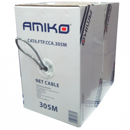 Amiko Mrežni FTP kabl, CAT6, CCA, 305 met - CAT6 FTP CCA 305m