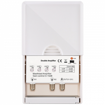 Amiko Pojačalo antensko + LTE / 4G filter sa 2 podesiva ulaza - DOUBLE AMPLIFIER
