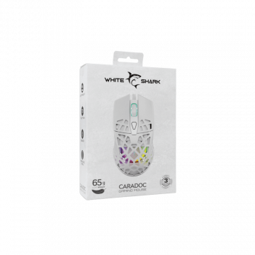 White Shark MIŠ GM-5018 CARADOC RGB/7200 dpi/Bijeli